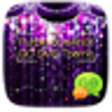 Icono de programa: GO SMS PURPLE BOWKNOT THE…