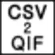 Icon of program: CSV2QIF