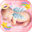 Icono de programa: Baby Angel Wings Photo Ed…