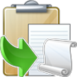Icono de programa: Paste As File