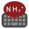 Chemical equation keyboard A icon