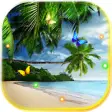 Icon of program: Beach Palm Tree Live wall…