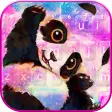 Icon of program: Galaxy Cute Panda Keyboar…