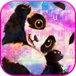 Icon of program: Galaxy Cute Panda Keyboar…