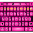 Icono de programa: Led Pink Emoji Keyboard T…