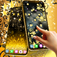 Icono de programa: Black gold live wallpaper