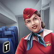 Airplane Flight Attendant -Career Job Sim icon