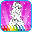 Icon of program: Princess Coloring Book Gi…