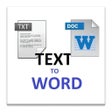 Icono de programa: txt to word