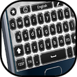 Icono de programa: Black and white keyboard