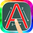 Icono de programa: Practice alphabet strokes…