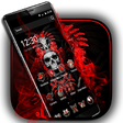 Icono de programa: Red Blood Skull Launcher