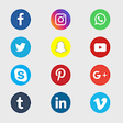 Icono de programa: social media