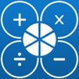 Fraction calculator with steps: add, subtract, multiply, and divide fractions, whole and mixed numbers xFractions XL icon
