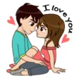 Icon of program: Love Story Stickers - WAS…