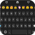 Icono de programa: Simple Black Emoji keyboa…