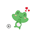 Icon of program: Animated Cute Frog Emotic…