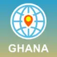 Icon of program: Ghana Map - Offline Map, …