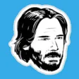 Icon of program: Keanu Reeves stickers for…