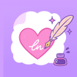 Icon of program: A Note - Couple Widget  D…