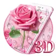 Icon of program: Elegant 3D Pink Rose Them…
