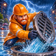 Icono de programa: Drain Simulator: Flood Cl…