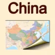 Icon of program: China. Political map.