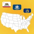 Icon of program: US State Maps and Flags
