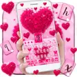 Icon of program: Pink Love Heart Keyboard …