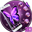 Icono de programa: 3D Neon Butterfly Theme