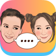 Icon of program: MojiPop - GIF Sticker Cam…