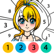 Icon of program: Anime Color by Number Boo…