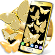 Icon of program: Gold butterfly live wallp…