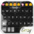 Icono de programa: Gray Love Emoji Keyboard …