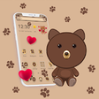 Icono de programa: Cute Brown Bear Theme