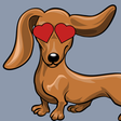 Icon of program: Weinermoji - Dachshund Em…