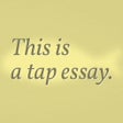 Icon of program: Fish: a tap essay