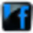 Icon of program: Black Facebook Light Blue…