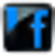Icon of program: Black Facebook Light Blue…