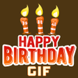 Icon of program: Happy Birthday GIF Images