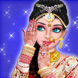 North Indian Wedding Bride Dress up & Makeover icon
