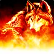 Icon of program: Fire wolf live wallpaper