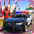 Icono de programa: Cop Car Superheroes Stunt…