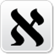 Icono de programa: Hebrew Letters