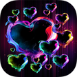 Icon of program: Magic Hearts Live Wallpap…