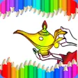 Icon of program: Aladdin Coloring Book