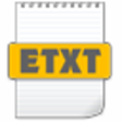 Icono de programa: ETXT