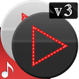 Poweramp v3 skin red dots icon