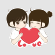 Icon of program: Cute Couple Wallpaper HD