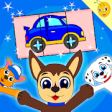 Icon of program: Puppy Kids Cars Puzzles -…
